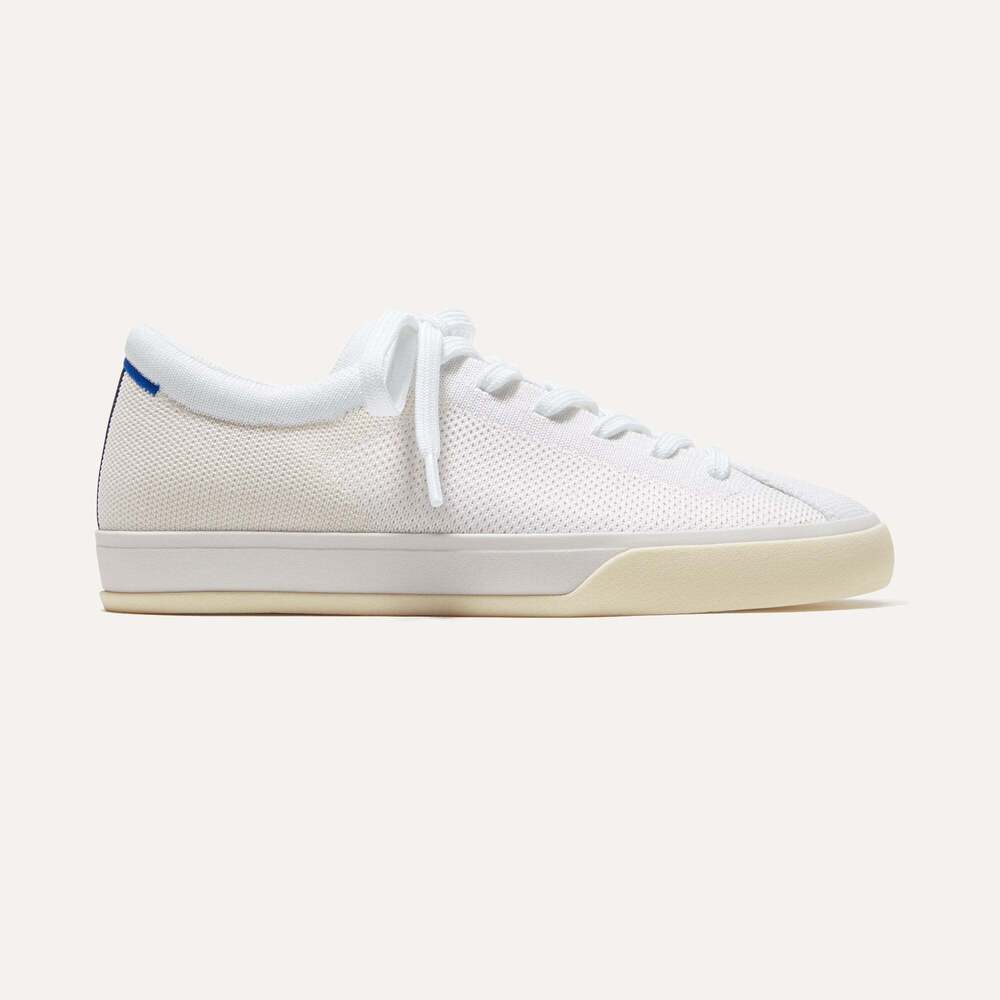 Rothy's The Lace Up Sneaker - Bright White Size 7.5